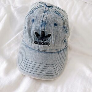 adidas Light Wash Denim Trefoil Cap - Denim